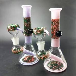 China Mini Smoking Glass Water Bongs Small Weed Tobacco Pocket Pipes wholesale