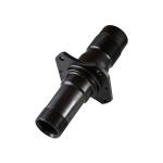 Black Aluminum Knurled Tube Polished Anodizing CNC Turned Components