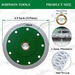 4.5inch Super Thin Disco Diamantado Para Porcelanato De Corte Piedra Diamond Saw