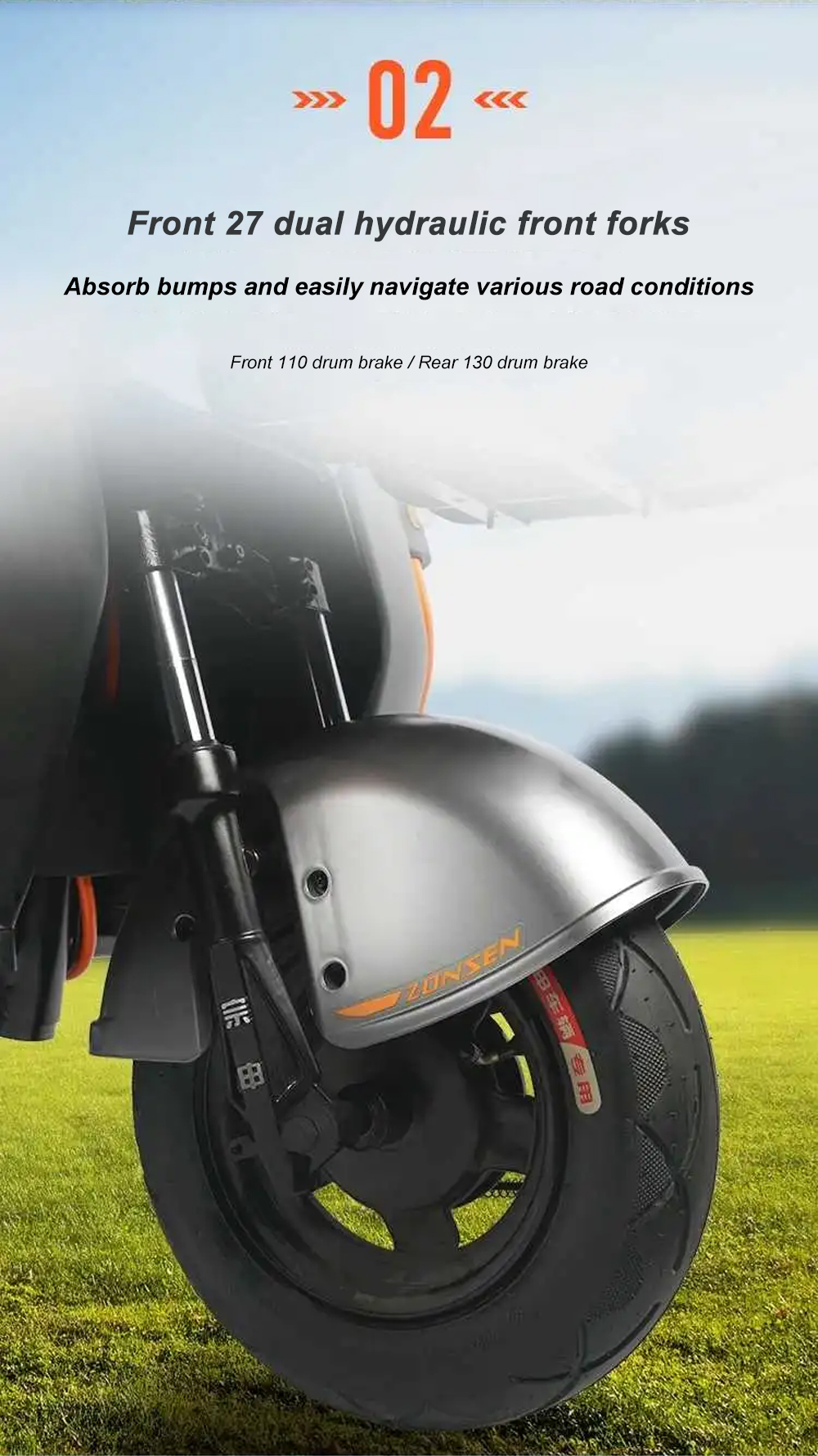 Passenger Three Wheel Electric Tricycle Scooter Driving Mileage of ≥90km and Affordable