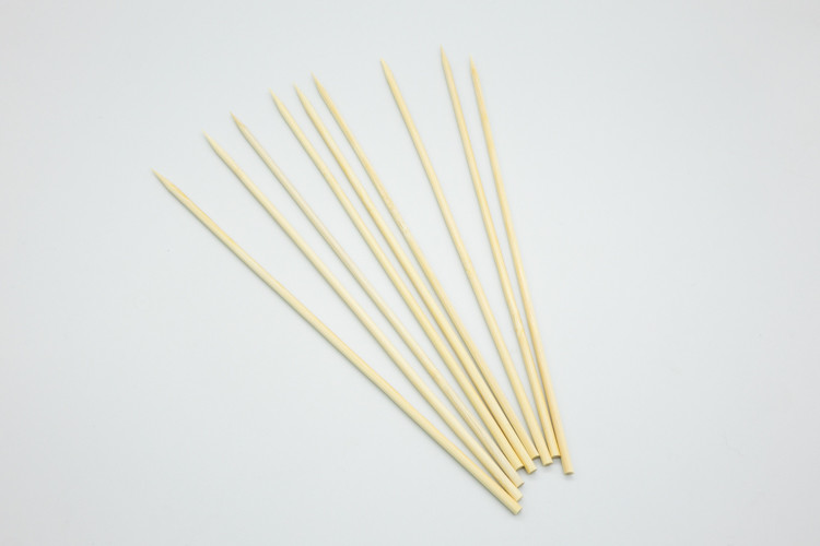Disposable Square Bamboo Barbecue Sticks Heat Resistant