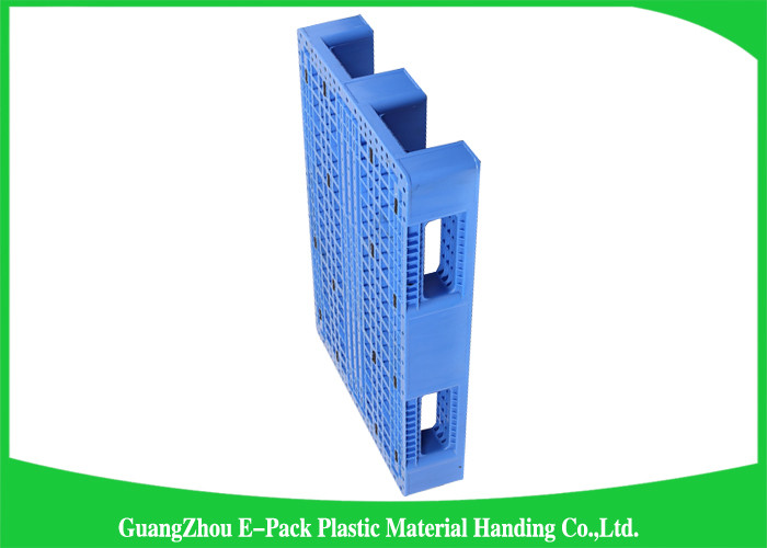 Double Sides 4 - Way Stackable Plastic Pallets , Plastic Skids Pallets 1200 X 1000mm