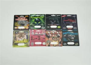 China Waterproof Blister Card Packaging Rhino 99 50k Male Enhancement Pills 3d Effect Insert Card wholesale