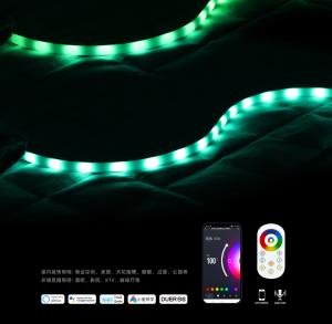 China WiFi BLE RF Smart LED Strip Light Fixed RGB CW 5M wholesale