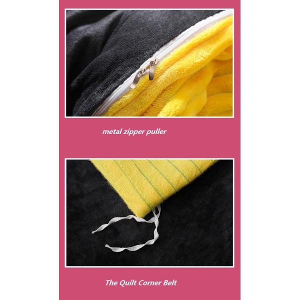 Customized Queen King Size Bed Sheet Quilt Cover Bedding Set in 4 Grade Color Fastness