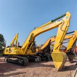 Used Komatsu PC350-8 hydraulic Excavator 184kw Rated Power 1.4m³ Bucket Cummins