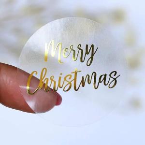 China Customized Round Transparent Clear Labels Personalised Business Wholesale wholesale