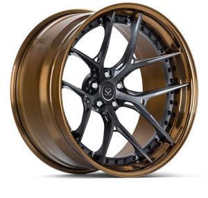 China Customized Luxury 3 Piece Forged Rims Monoblock A6061 T6 wholesale