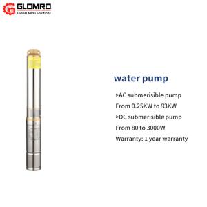 Portable High Head Solar Powered Submersible Water Pump 110V 2HP For Irrigation