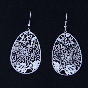 China Fashion High Quality Ladies Women Girls Stainless Steel Earrings LEF128 wholesale