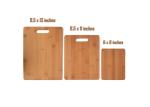 Organic Premium 3 Piece Bamboo Cutting Board Special Shape Non - Slip