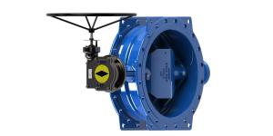 China Ductile Iron Double Butterfly Valve , Bearing - CS Base Butterfly Valve Flange Type wholesale