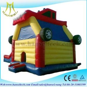 China Hansel popular car kids jumping castle for entertainment wholesale