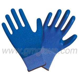 China 13G Nylon Natural Rubber Dipped Hand Gloves wholesale