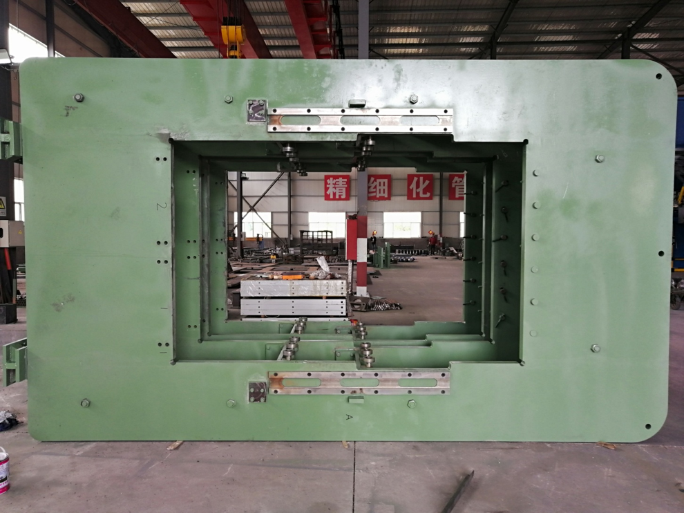400mm Piston Stroke Automatic Frame Type Vulcanizing Press Rubber Product Making Machine
