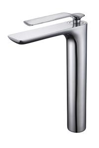 China Chrome Brass Basin Mixer Faucet Single Lever Bathroom OEM wholesale