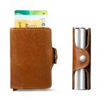 Effortless Card Access with Automatic Ejection and Genuine Leather RFID Card