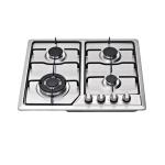 Electronic Ignition 4 Burner Gas Hob Stove Stainless Steel