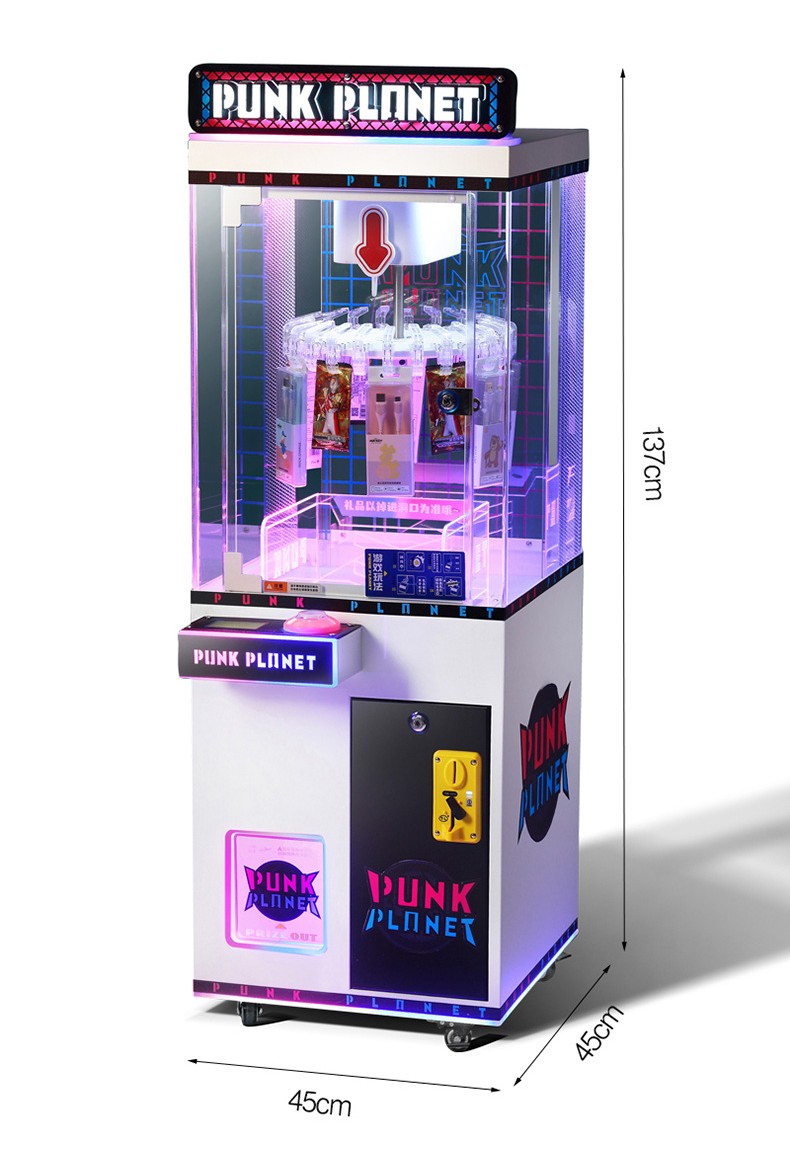 Customization Coin Operated Customized Arcade Crane Claw Machine with Bill Acceptor