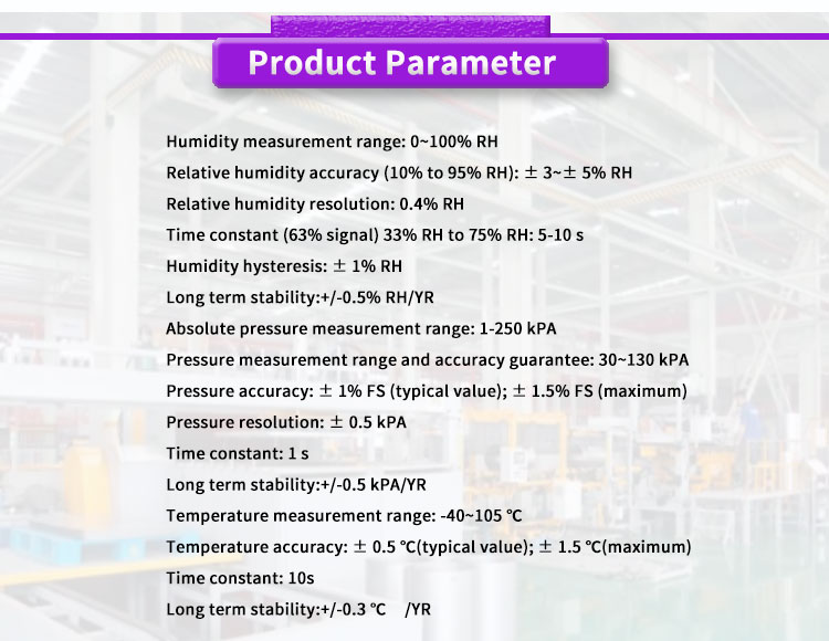 Supported HTD2800Y TE Vehicle Sensor Module for Temperature Pressure and Humidity
