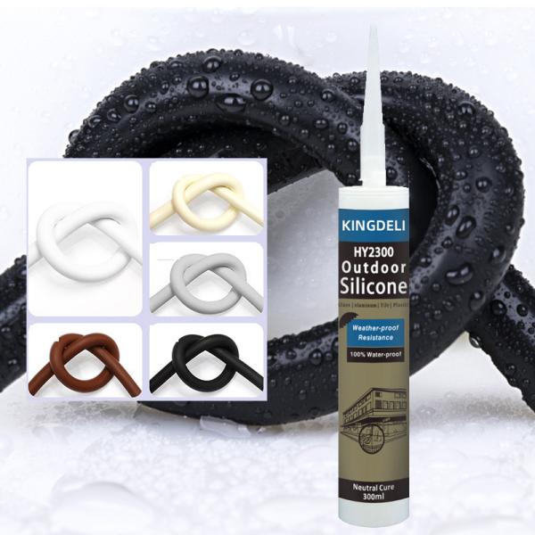 High Strength Non Toxic Silicone Sealant , Neutral Flexible Silicone Adhesive
