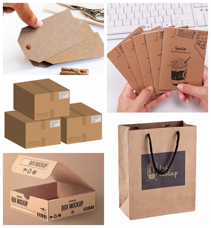 300gsm Natural Kraft Linerboard For Corrugated Shipping Boxes