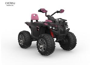 China EMC Electric Pink 4 Wheeler Power Wheels 17KG 5KM/HR With Music And Light wholesale