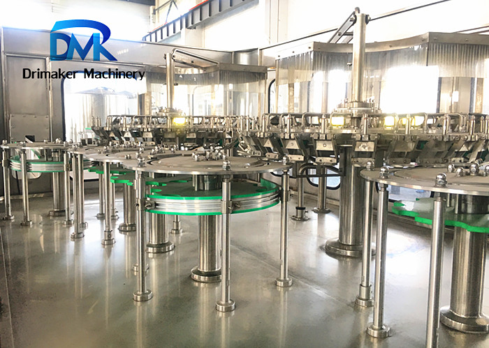 Purified Water Rinsing Juice Bottling Machine High Temperature Filling