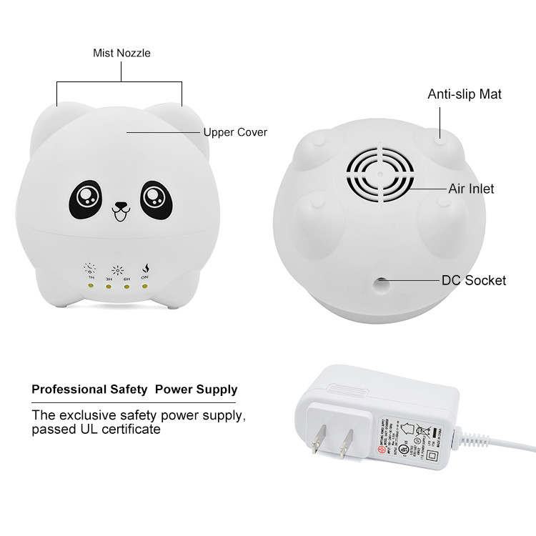 OEM 300ml Mini Ultrasonic Aroma Diffuser 100% Plant Essential Oils
