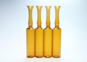 China Amber Type C Empty Glass Ampoules 10ml Capacity Neutral Borosilicate Glass Material wholesale