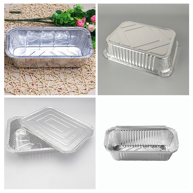 20x13 " Large Foil Pan Disposable Takeaway Deep Reusable Aluminium Foil Container Tray