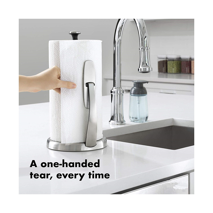 Matt Free Standing Toilet Tissue Holder Good Grips Tear Standing Paper Towel Holder