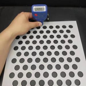 China Light Weight Perforated Plastic Sheet With Round Holes wholesale