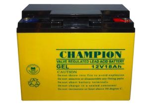 China China Champion Deep Cycle Battery 12V18AH NP18-12-G Sealed Lead Acid Solar GEL Battery wholesale