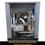Screw Air Compressors Air Compressors Large Electric Oil Free Air Compressor
