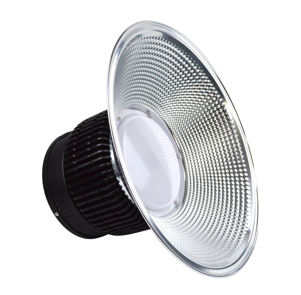 5000k Light Color Industrial High Bay LED Lighting 120 Degree Reflector 50000hrs Spans