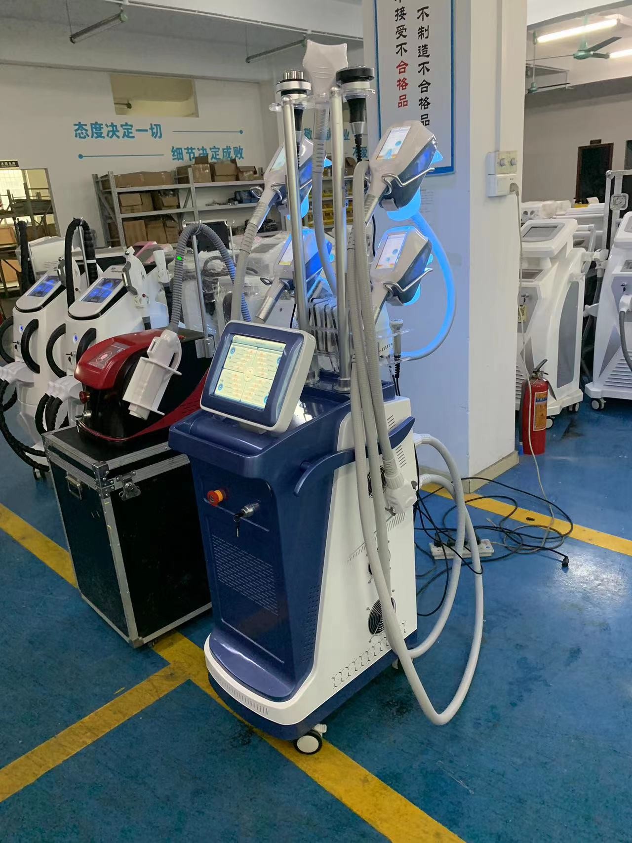 800W Cryo Fat Freezing Machine Lipo RF Big Cooling Handle Weight Loss 360 Criolipolisis Therapy