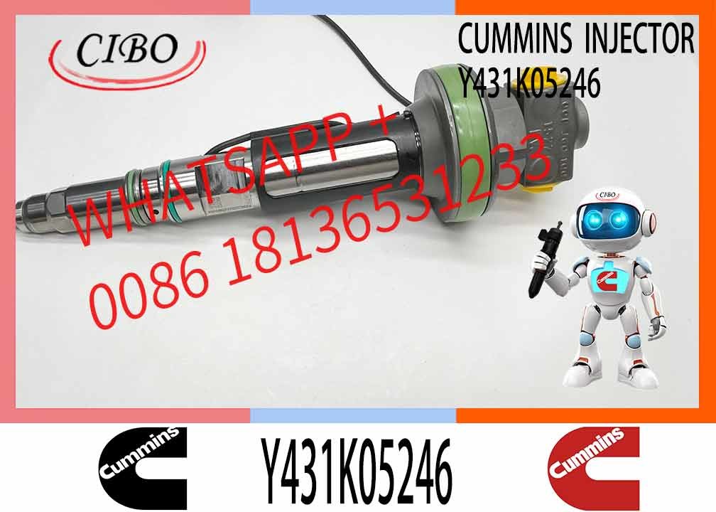 High Quality Diesel Fuel Injector Y 431 K05 246 for QSK19 38 50 60 Injector Y431K05246