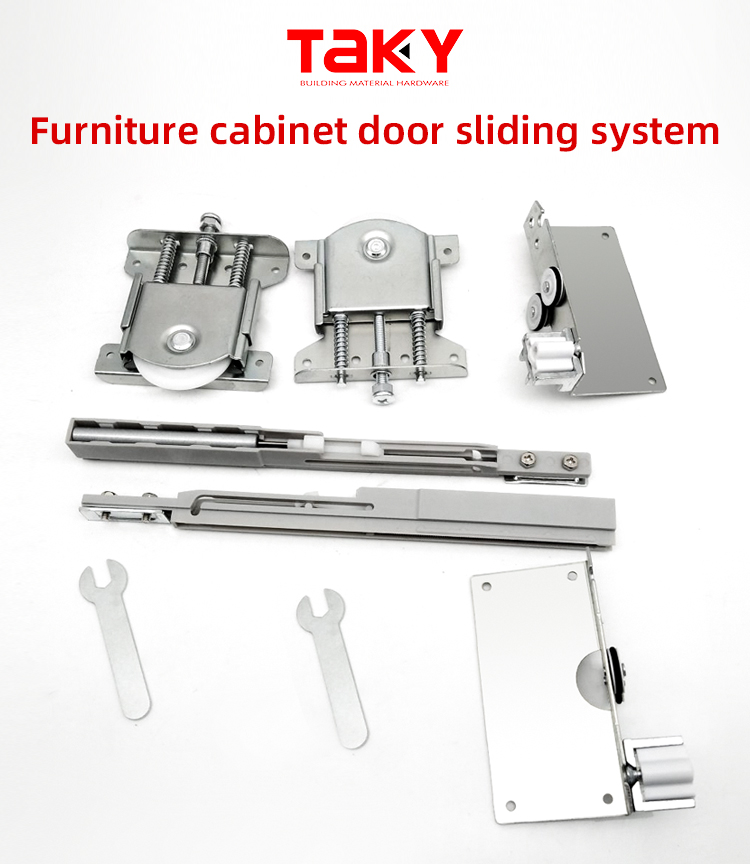 Double Soft Closing 8 Wheel Sliding Door Pulley for Silent and Smooth Wardrobe Sliding