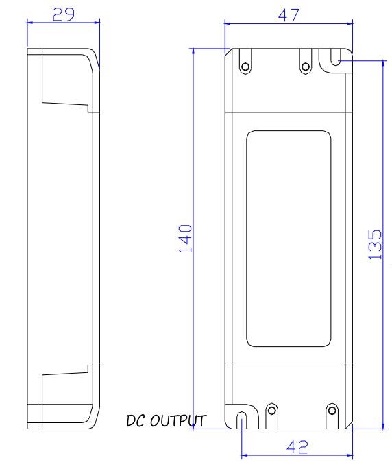Antiwear Dimmable LED Driver DALI For Linear Light