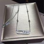 Luxury Jewelry Three drill sliding necklace 18k white gold yellow gold rose gold