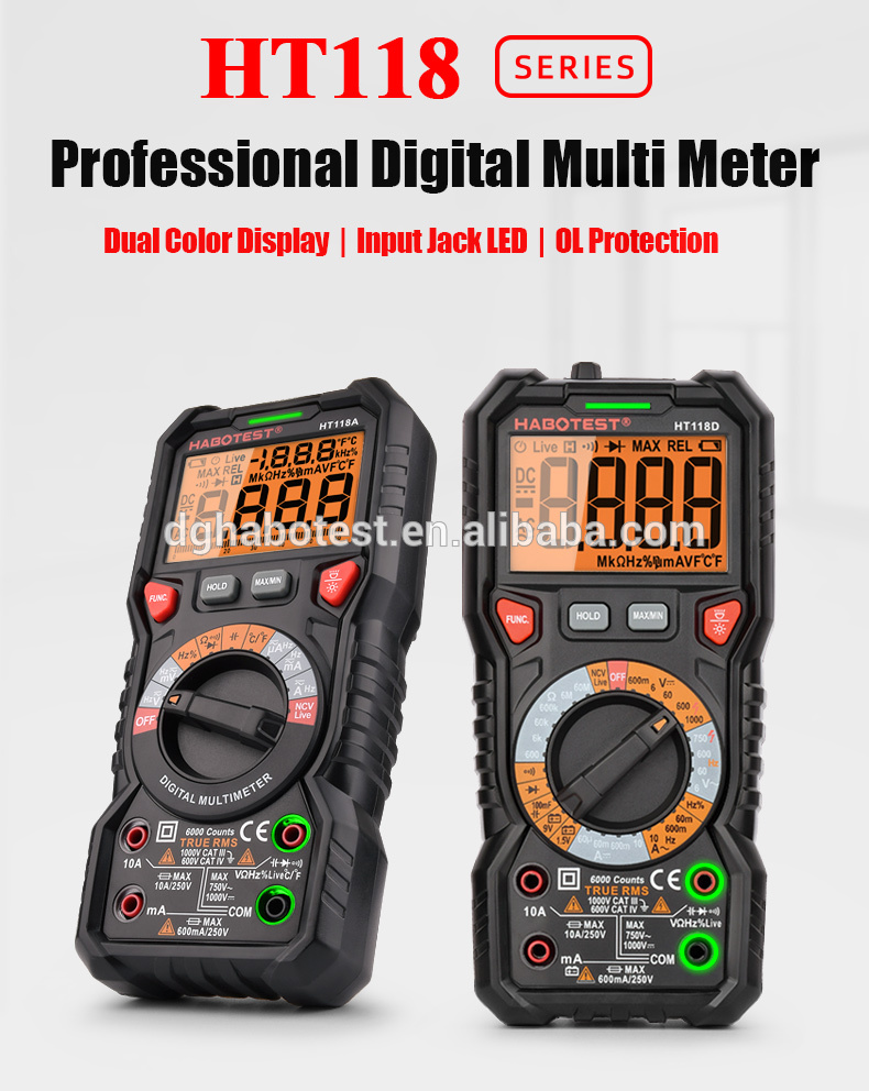 1000V Digital Auto Range Multimeter