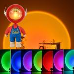 CE Astronaut Robot Sunset Projector Light For Kids