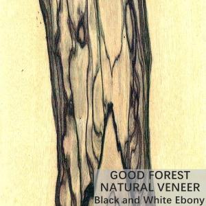 China ODM Furniture Natural Wood Veneer Crown Cut Black And White Ebony wholesale