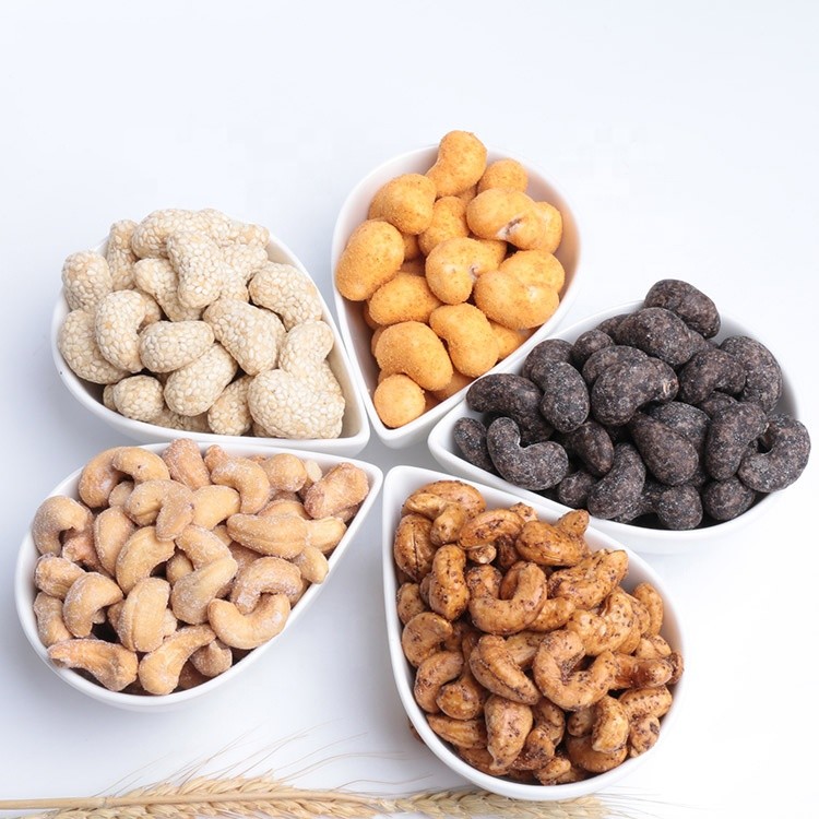No Food Color Salted Roasted Cashew Nut Snacks With HACCP/HALAL/BRC Certification