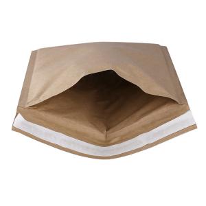 China 100% Kraft Paper Courier Delivery Bag Honeycomb Paper Cushion Mailer wholesale