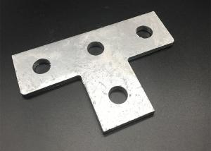 China Galvanized Steel Channel T-shape Flat Plate Fitting wholesale