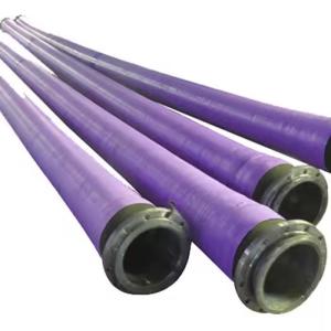 China NBR Wear Resistant Rubber Hose Large Diameter High Pressure Flange Suction wholesale