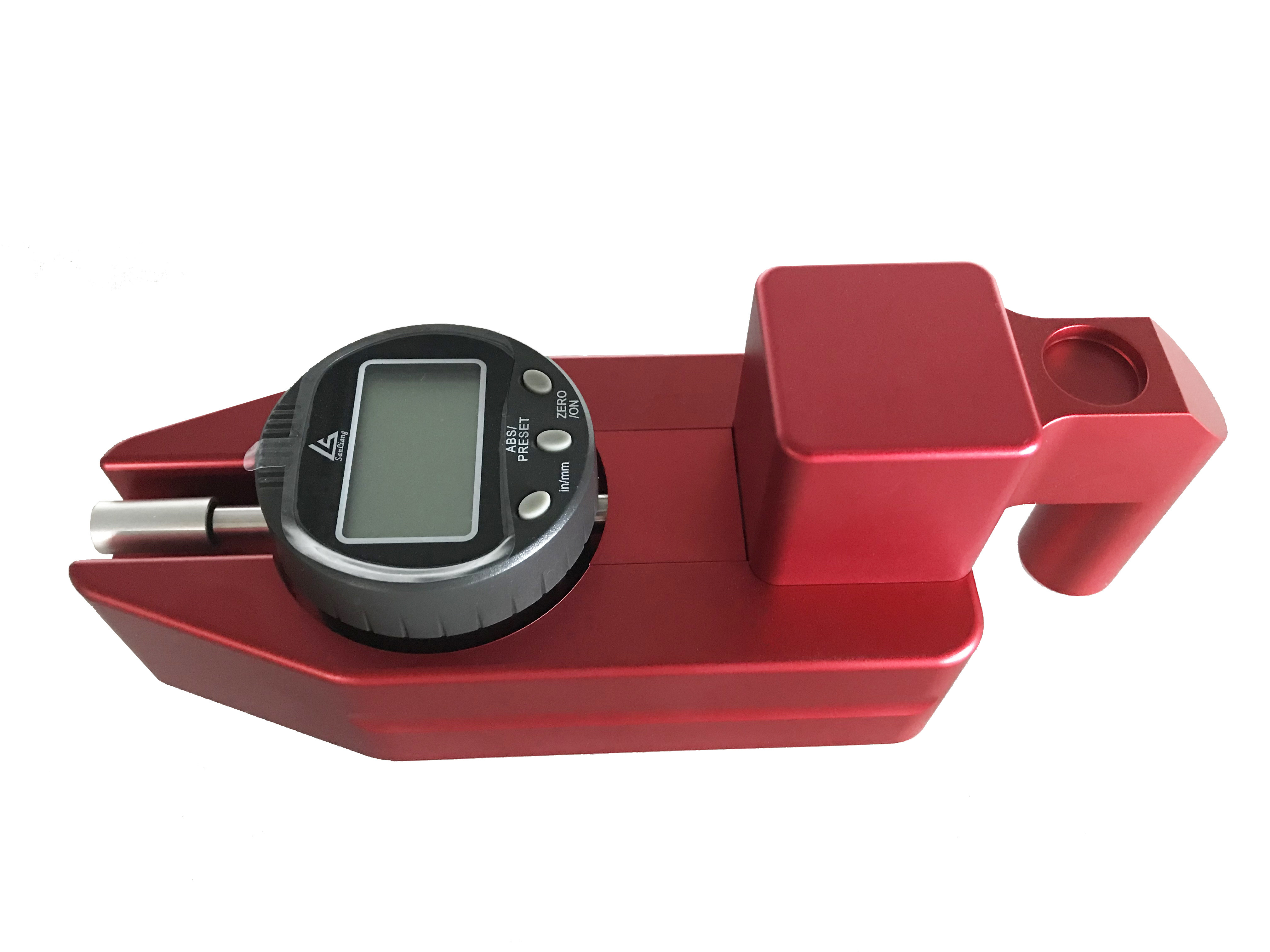 Red Portable Marking Digital Thickness Gauges High Accuracy