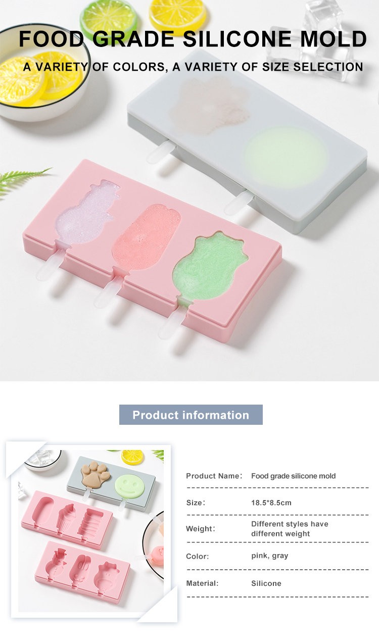 OEM ODM Supported Pink Blue 3D Silicone Soap Molds